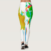 Colorful spider webs leggings (Achterkant)