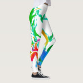 Colorful spider webs leggings (Rechts)