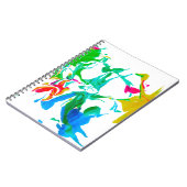 Colorful spider webs notitieboek (Linkerzijde)