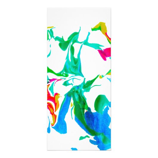 Colorful spider webs reclamekaart (Voorkant)