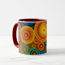 Colorful Spiral Abstract Pattern Geometric Swirl Mok