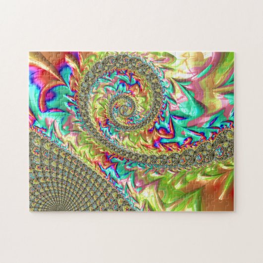 Colorful Spiral Legpuzzel (Horizontaal)