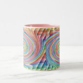 Colorful Spiral Pattern Coffee mok (Center)