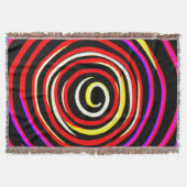 Colorful Spiral Pattern Deken (Voorkant)