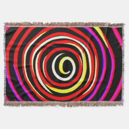 Colorful Spiral Pattern Deken