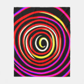 Colorful Spiral Pattern Fleece Deken (Voorkant)