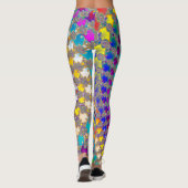 Colorful Spiral Pattern Leggings (Achterkant)