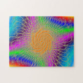 Colorful Spiral Pattern Legpuzzel (Horizontaal)