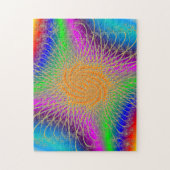 Colorful Spiral Pattern Legpuzzel (Verticaal)