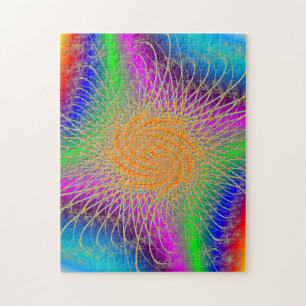Colorful Spiral Pattern Legpuzzel