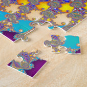 Colorful Spiral Pattern Legpuzzel (Zijkant)