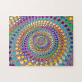 Colorful Spiral Pattern Legpuzzel (Horizontaal)