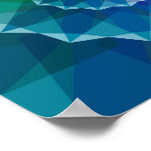 Colorful Spiral Pattern Poster (Hoek)