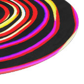 Colorful Spiral Pattern Snijplank (Hoek)