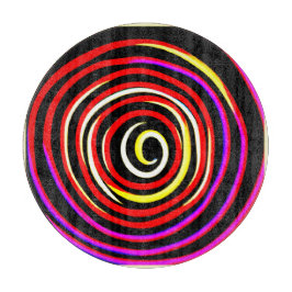 Colorful Spiral Pattern Snijplank