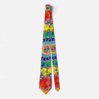 Colorful Spiral Pattern Stropdas