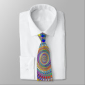 Colorful Spiral Pattern Stropdas (Gebonden)