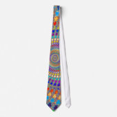 Colorful Spiral Pattern Stropdas (Voorkant)