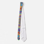 Colorful Spiral Pattern Stropdas (Achterkant)