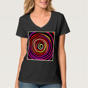 Colorful Spiral Pattern T-shirt