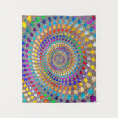 Colorful Spiral Pattern Wandkleed (Voorkant)
