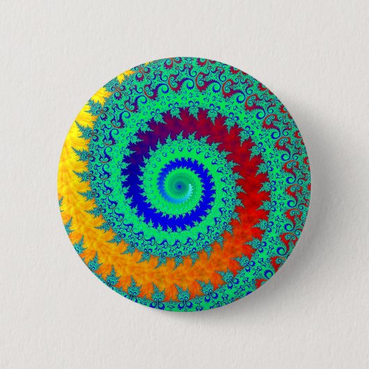 Colorful Spiral Ronde Button 5,7 Cm (Voorkant)