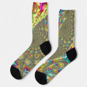 Colorful Spiral Socks Sokken (Links)