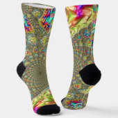 Colorful Spiral Socks Sokken (Gebogen)