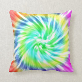 Colorful Spiral Tie Dye Sierkussen