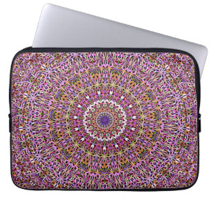 Colorful Spirituele Garden Mandala Laptop Sleeve
