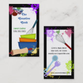 Colorful Splash Cooking Visitekaartje (Voorkant / Achterkant)