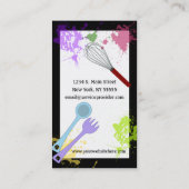 Colorful Splash Cooking Visitekaartje (Achterkant)