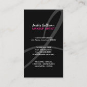 Colorful Splash Makeup Artist Visitekaartje (Achterkant)