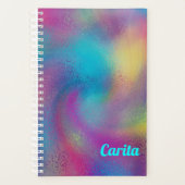 Colorful Splash Personalized Planner (Voorkant)