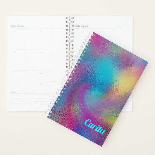 Colorful Splash Personalized Planner (Display)