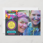 Colorful Splash Photo Holi Festival Kaart (Voorkant)