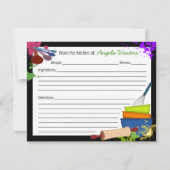 Colorful Splash Recipe Kaart (Voorkant)