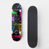 Colorful Splash Skateboard (Voorkant)