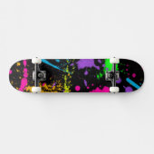 Colorful Splash Skateboard (Horizontaal)