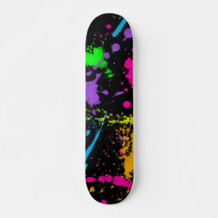 Colorful Splash Skateboard