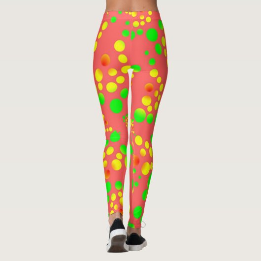 Colorful Spoted Leggings (Achterkant)