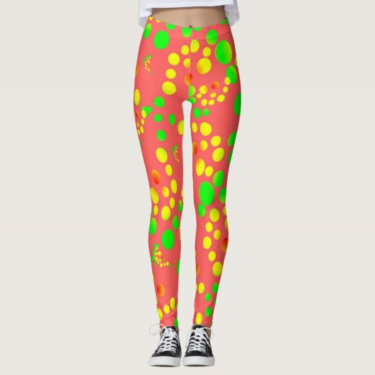 Colorful Spoted Leggings (Voorkant)