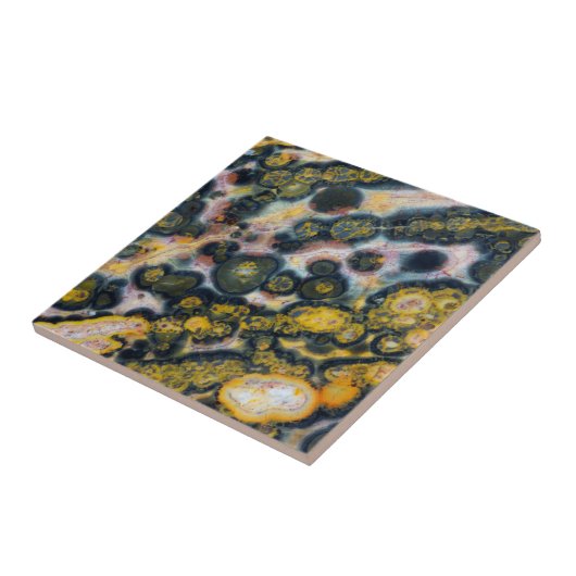 Colorful Spoted Ocean Jasper Tegeltje (Zijkant)