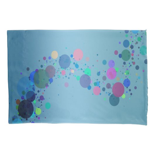 Colorful Spots Kussensloop (Voorkant-Links)