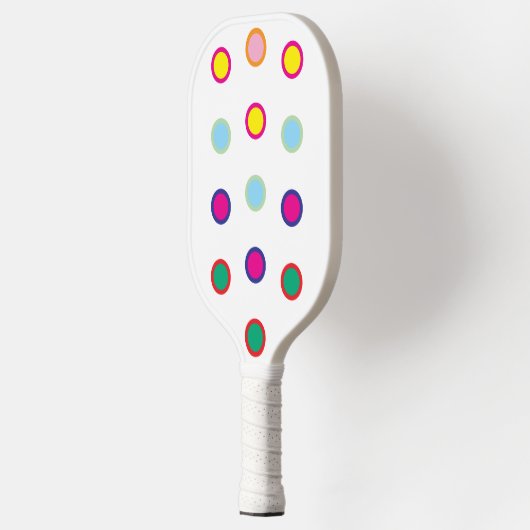 Colorful Spots Pickleball Paddle (Links)
