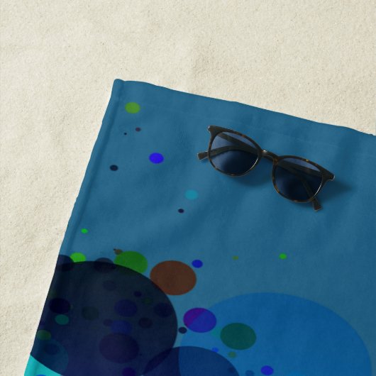 Colorful Spots Strandlaken (In situ)