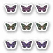 Colorful Spotted Butterfly Pack Sticker (Voorkant)