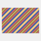 Colorful Spring And Summer Fashion Show Stripes Inpakpapier Vel (Voorkant 2)