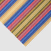 Colorful Spring And Summer Fashion Show Stripes Tissuepapier (Detail)