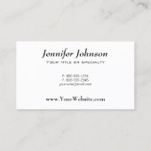 Colorful Spring Birds Garden Party Visitekaartje (Achterkant)